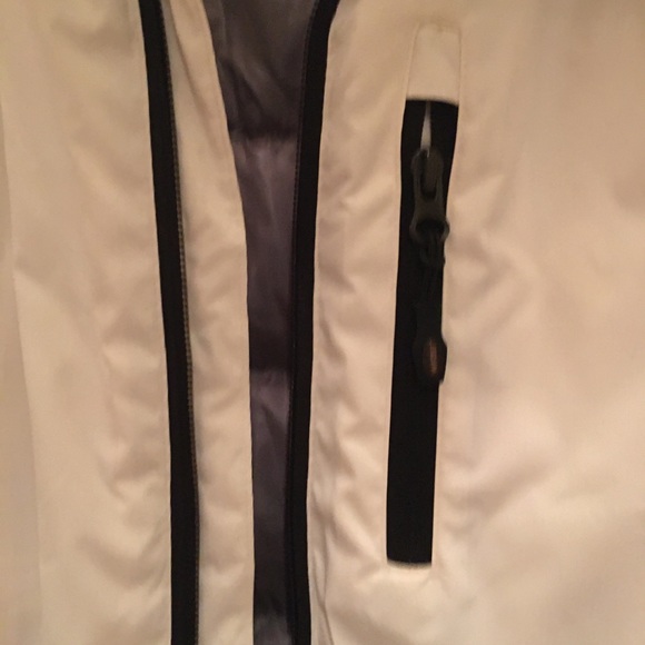 Weatherproof new down puffer white large zippers - Picture 5 of 12